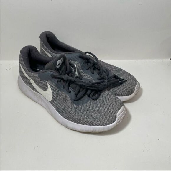Nike Grey Knit Athletic Running Shoes main image 7